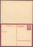 Luftgaukommandos Postkart Mit Antwortkarte  Mi Nr P1 - Oorlog 40-45 (Brieven En Documenten)
