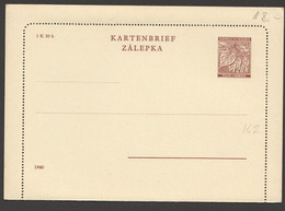 Carte-lettre  1,20K  Non-écrite   MiNr K2 - Storia Postale