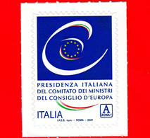 Nuovo - MNH - ITALIA - 2021 - Presidenza Italiana Del Comitato Dei Ministri Del Consiglio D’Europa – Logo - A Zona 1 - 2021-...:  Nuovi