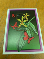 Orchids Butterfly Grenada Flower Stamp From Hong Kong MNH - Covers & Documents