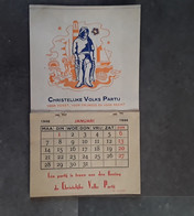 Kalender Christelijke Volks Partij, 1946, Oostende - Practical