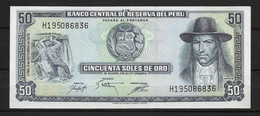 Peru 50 Soles , 1975 , UNC - Peru