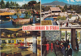 CARTOLINA  CASTELLAMMARE DI STABIA,CAMPANIA,LUNGOMARE,SOLE,MARE,BARCHE,VACANZA,ESTATE,BELLA ITALIA,VIAGGIATA 1990 - Castellammare Di Stabia