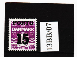 13BB/07 DÄNEMARK 1934  Michl 32 PORTO Gestempelt SIEHE ABBILDUNG - Postage Due