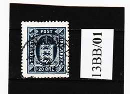 13BB/01 DÄNEMARK 1914  Michl 19 DIENSTMARKE  Gestempelt SIEHE ABBILDUNG - Dienstzegels