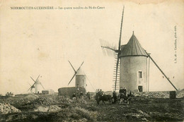 Noirmoutier * 1904 * Les Quatre Moulins Du Pé Du Court * Moulin à Vent Molen - Noirmoutier