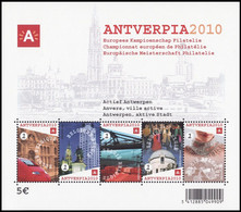 BL153**(3767/3771) - Antverpia 2010 - Championnat Européen De Philatélie / Europees Kampioenschap Filatelie - Autres & Non Classés