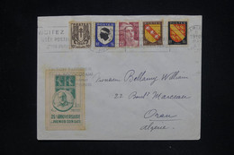 FRANCE - Vignette De La Sococodami ( Coins Datés) Sur Enveloppe De Paris En 1947 - L 126534 - Cartas & Documentos