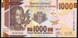 GUINEA P48b 1000 FRANCS 2017 #CQ      UNC. - Guinée