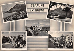 17476 " TERMINI IMERESE " 5 VEDUTE-VERA FOTO-CART. POST. SPED. - Palermo