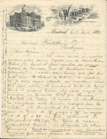 Canada -  Correspondance 1er Août 1893  - Windsor Hôtel - Montréal - Canada