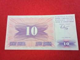 Ancien Billet 10 DINARA  BOSNIAQUE BOSNIE HERZÉGOVINE 1992 (bazarcollect28) - Bosnie-Herzegovine