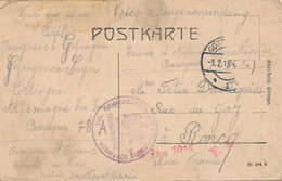 KRIEGSGEFANGENEN SENDUG 15 - LAGER GOTTINGEN TO  RONCQ   NORD FRANCE - Kriegsgefangenschaft