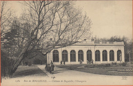 D75 - 16ème - BOIS DE BOULOGNE - CHÂTEAU DE BAGATELLE - L'ORANGERIE - Plusieurs Personnes Dans Les Allées - Arrondissement: 16