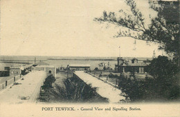 EGYPTE  Port TEWFICK - Suez