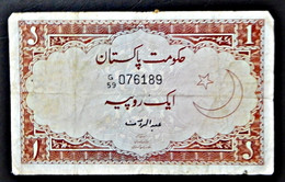 A4 BILLETS DU MONDE WORLD BANKNOTES PAKISTAN 1 RUPEE - Pakistan