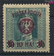 Polen 22b Mit Falz 1918 Feldpost Mit Aufdruck (9804812 - Nuovi