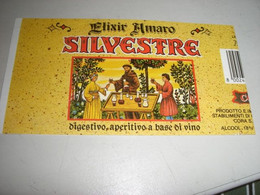 ETICHETTA ELIXIR AMARO SILVESTRE - Alcoli E Liquori