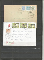 Belgique - Poste Militaire - Cachet "POST.3 4090" - Différents Types Et Dates - Dont 2 Recommandés - Storia Postale