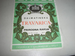 ETICHETTA BADEL DALMATINSKA TRAVARICA - Alcohols & Spirits