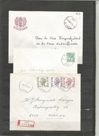 Belgique - Poste Militaire - Cachet "POST.6 4090" - Différents Types Et Dates - Dont 1 Recommandé - Briefe U. Dokumente