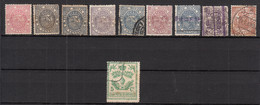 Espagne - Fiscau-Postaux - 10 + 11 + 12 + 14 + 15 + 16 + 17 + 20 + 24 + 25 * /(*)/ ° - Postage-Revenue Stamps