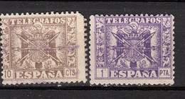 Espagne - Télégraphe - 89 + 93 ° - Telegramas