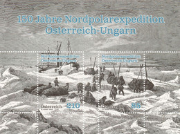 Austria - 2022 - 150 Years Since Austro-Hungarian North Pole Expedition - Mint Souvenir Sheet - 2021-... Neufs