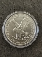 1 DOLLAR AMERICAN SILVER EAGLE NEW REVERSE 1 OZ 2021 ARGENT USA / SILVER / CAPSULE - Ohne Zuordnung