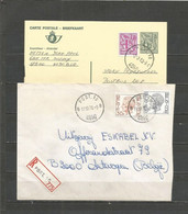 Belgique - Poste Militaire - Cachet "POST.10 4090" - Différents Types Et Dates - Dont 1 Recommandé - Lettres & Documents