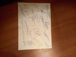Autographes Joueurs Marseillais - Voetbal