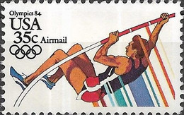 USA 1983 Air. Olympic Games, Los Angeles -  35c. - Pole Vault MNH - 3b. 1961-... Neufs