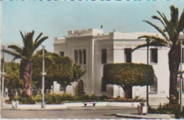 Cpsm 9x14 . TUNISIE. MENZEL BOURGUIBA (ex. Ferryville) La Municipalité (+Jolis Timbres Au Dos) - Tunesië