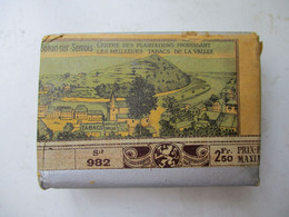 Vol  Oud Pakje TABAC  Met Prijsband Véritable Tabac De La  SEMOIS   Le BOHANNAIS  A . WELLE - Empty Tobacco Boxes
