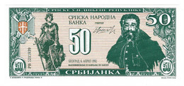 *Serbia 50 Srbijanka 1992 Promotional Banknote  Unc - Serbia