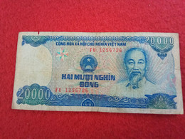 Billet VIET NAM VIETNAM 20000 DONG 1987 TRACTEUR AGRICOLE (bazarcollect28) - Viêt-Nam