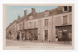 18 CHER - LES AIX D'ANGILLON Rue De La République - Les Aix-d'Angillon