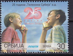 SERBIA 2022,25 ANNIVERSARY OF  TELEKOM SERBIA,MNH,,,MNH - Serbia