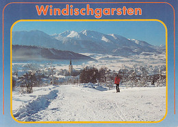 W3629-WINDISCHGARSTEN SPA TOWN PANORAMA, SKIING, MOUNTAINS - Windischgarsten