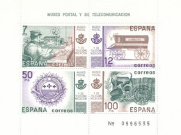 Spain Bloc N** (Yv: 30) Yv:4 Euro Museo Postal Y De Telecomunicacion - Blocs & Hojas