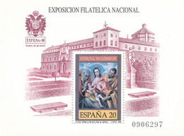 Spain 3012 1989 Exposición Filatélica Nacional Exfilna 89, Lujo MNH - Blocs & Hojas