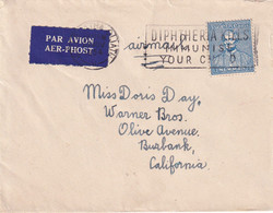 IRELAND 1954 COVER TO CALIFORNIS. - Lettres & Documents