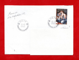Monaco ° 2000 - NOEL.  Sur Lettre. - Used Stamps