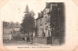 Nogent-le-Rotrou (Eure-et-Loir) Maison Des Plat Et De Vaux - Cliché Couturier - Carte Animée, Dos Simple Non Circulée - Nogent Le Rotrou