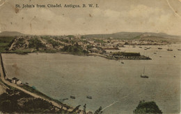 Antigua, B.W.I., St. John's, View From Citadel (1934) Postcard - Antigua Und Barbuda