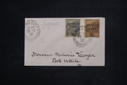 MONACO - Surchargés Sur Fragment D'enveloppe En 1920 - L 126602 - Lettres & Documents