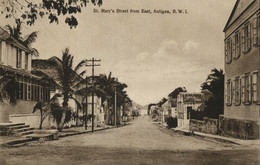 Antigua, B.W.I., St. John's, St. Mary's Street From East (1910s) Postcard - Antigua Y Barbuda