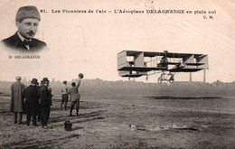 Delcampe - L AEROPLANE DELAGRANGE EN PLEIN VOL - Flieger