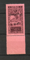 ALAOUITES TAXE N° 7a SURCHARGE NOIRE  NEUF SANS CHARNIERE COTE 90.00€   PAYSAGE - Unused Stamps