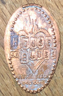 ÉTATS-UNIS USA HOUSE OF BLUES MYRTLE BEACH PIÈCE ÉCRASÉE PENNY ELONGATED COIN MEDAILLE TOURISTIQUE MEDALS TOKENS - Monedas Elongadas (elongated Coins)